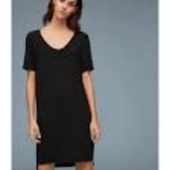 ARITZIA The Group by Babaton Sotomayor Black TShirt Dress Pocket Size XXS - Picture 1 of 7